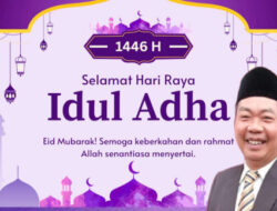 Direktur PDAM Tirta Ratusamban Mengucapkan Selamat Hari Raya Idul Adha 1446 H