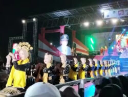 Malam Puncak Perayaan HUT Kabupaten, Masyarakat Disuguhkan Pentas Tari dan Hiburan Artis Ibukota