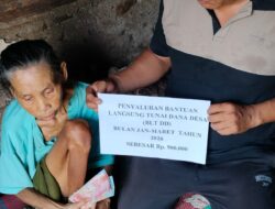 Pemdes Gunung Besar Serahkan Bantuan BLT DDTahap 1 Tahun 2026