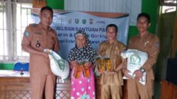 Pemdes Durian Daun Salurkan Bantuan Beras dari Badan Pangan Nasional Melalui Bulog